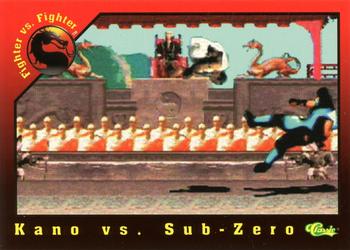 1994 Classic Mortal Kombat Series 1 #28 Kano vs. Sub-Zero Front