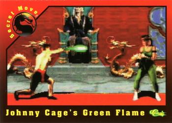 1994 Classic Mortal Kombat Series 1 #59 Johnny Cage's Green Flame Front