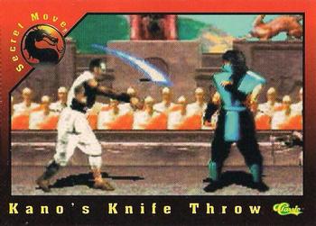1994 Classic Mortal Kombat Series 1 #73 Kano's Knife Throw Front