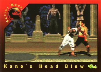1994 Classic Mortal Kombat Series 1 #74 Kano's Head Blow Front