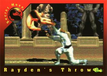 1994 Classic Mortal Kombat Series 1 #79 Rayden's Throw Front