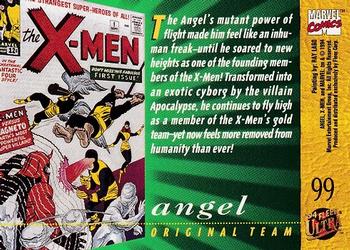 1994 Ultra X-Men #99 Angel Back