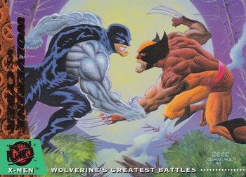 1994 Ultra X-Men #138 Wolverine vs. Cyber Front