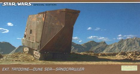 1997 Topps Widevision The Star Wars Trilogy Special Edition #4 Sandcrawler Front