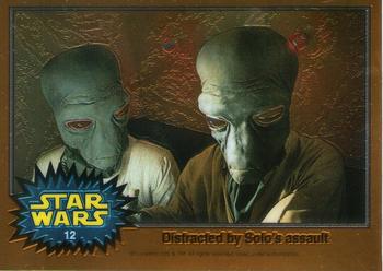 1999 Topps Chrome Archives Star Wars #12 Distracted By Solo's Assault Front