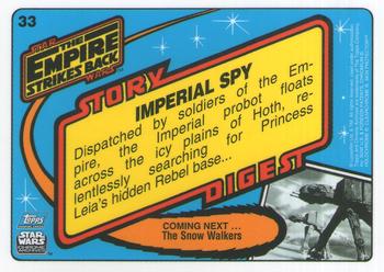 1999 Topps Chrome Archives Star Wars #33 Imperial Spy Back