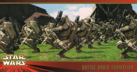 1999 Topps Widevision Star Wars: Episode I #67 Battle Droid Formation Front
