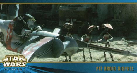 1999 Topps Widevision Star Wars: Episode I Series 2 #41 Pit Droid Dispute Front