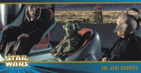 1999 Topps Widevision Star Wars: Episode I Series 2 #13 The Jedi Council Front