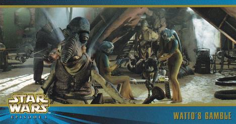 1999 Topps Widevision Star Wars: Episode I Series 2 #36 Watto's Gamble Front