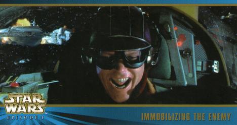 1999 Topps Widevision Star Wars: Episode I Series 2 #72 Immobilizing the Enemy Front