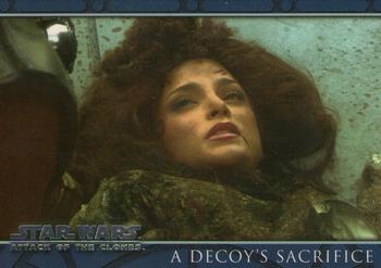 2002 Topps Star Wars: Attack of the Clones #23 A Decoy's Sacrifice Front