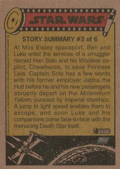 2004 Topps Heritage Star Wars #3 No escape for the princess! Back