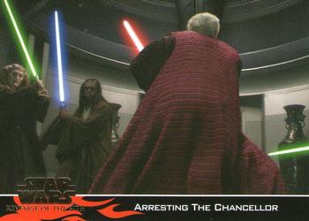 2005 Topps Star Wars Revenge of the Sith #47 Arresting The Chancellor Front