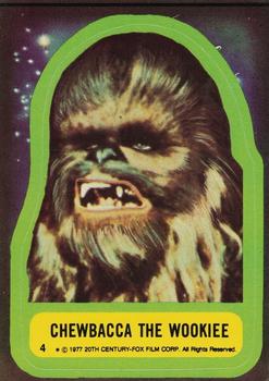 1977 Topps Star Wars - Stickers #4 Chewbacca the Wookiee Front