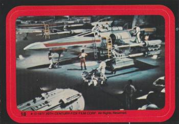 1977 Topps Star Wars - Stickers #18 The Rebel Fleet Front