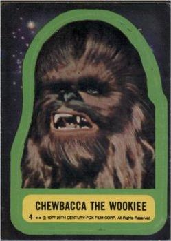1977 Topps Star Wars - Stickers #4 Chewbacca the Wookiee Front
