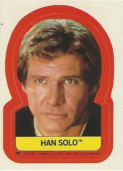 1983 Topps Star Wars: Return of the Jedi - Stickers #36 Han Solo Front