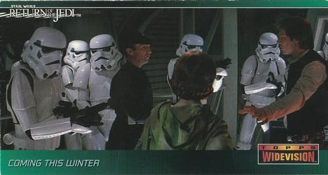 1996 Topps Widevision Star Wars: Return of the Jedi - Promos #P3 Coming this winter Front