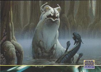 1994 Topps Star Wars Galaxy Series 2 #143 A Giant Swamp Slug Front