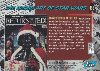 1994 Topps Star Wars Galaxy Series 2 #156 Marvel's Return of the Jedi Back
