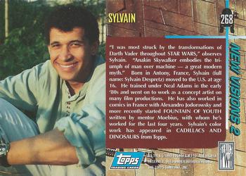 1994 Topps Star Wars Galaxy Series 2 #268 Sylvain Back