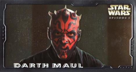 1999 Topps Widevision Star Wars: Episode I Series 2 - Embossed Foil #H-E6 Darth Maul - Hobby Front