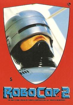 1990 Topps RoboCop 2 - Stickers #5 Robocop Front
