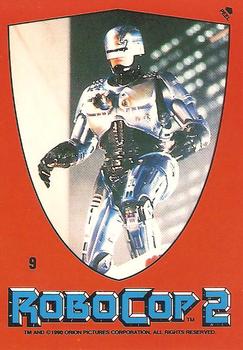 1990 Topps RoboCop 2 - Stickers #9 Robocop Front