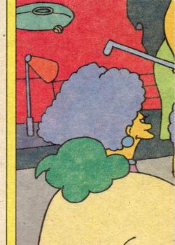 1990 Topps The Simpsons #9 Comics are for kids, boy! Back