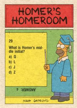 1990 Topps The Simpsons #61 Go to bed! Go to bed! Right now!! Back