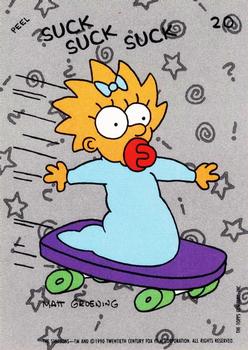 1990 Topps The Simpsons - Stickers #20 Maggie Simpson Front