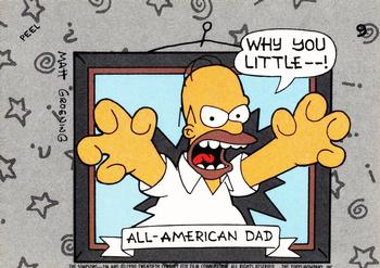 1990 Topps The Simpsons - Stickers #9 All-American Dad Front