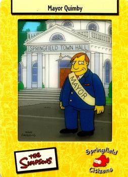 2003 ArtBox The Simpsons FilmCardz #22 Mayor Quimby Front