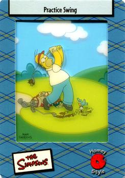 2003 ArtBox The Simpsons FilmCardz #3 Practice Swing Front