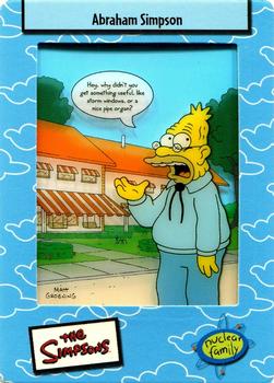 2003 ArtBox The Simpsons FilmCardz #42 Abraham Simpson Front