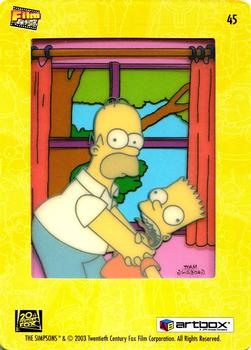 2003 ArtBox The Simpsons FilmCardz #45 Why You Little ...!!! Back
