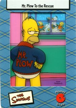 2003 ArtBox The Simpsons FilmCardz #4 Mr. Plow To the Rescue Front