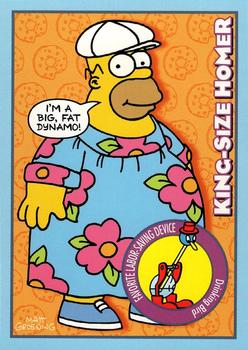 2001 Inkworks Simpsons Mania! - Promos #P1 King-Size Homer Front