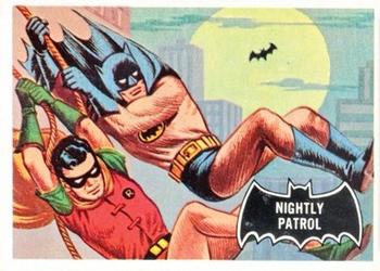 1966 Topps Batman (Black Bat Logo) #14 Nightly Patrol Front