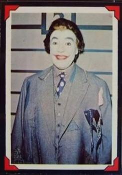 1966 Topps Batman Riddler Back #12 The Clown Prince of Crime Front