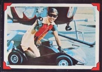 1966 Topps Batman Riddler Back #23 Boy Wonder's Bat-Cart Front