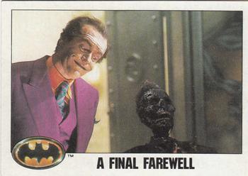1989 Topps Batman #52 A Final Farewell Front