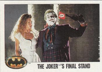 1989 Topps Batman #123 The Joker's Final Stand! Front