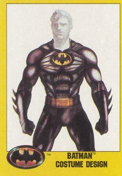 1989 Topps Batman #197 Batman costume design Front