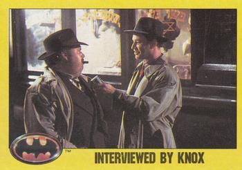 1989 Topps Batman #244 Interviewed by Knox Front