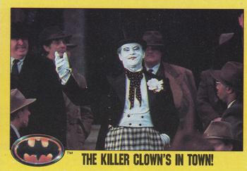 1989 Topps Batman #264 The Killer Clown's In Town! Front