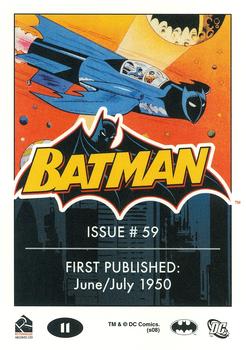 2008 Rittenhouse Batman Archives #11 Batman #59 Back