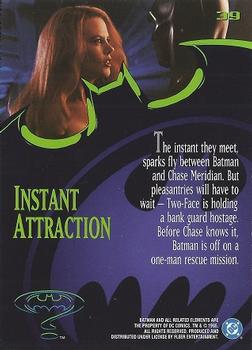 1995 Fleer Batman Forever #39 Instant Attraction Back