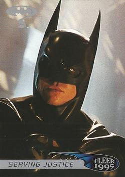 1995 Fleer Batman Forever #41 Serving Justice Front